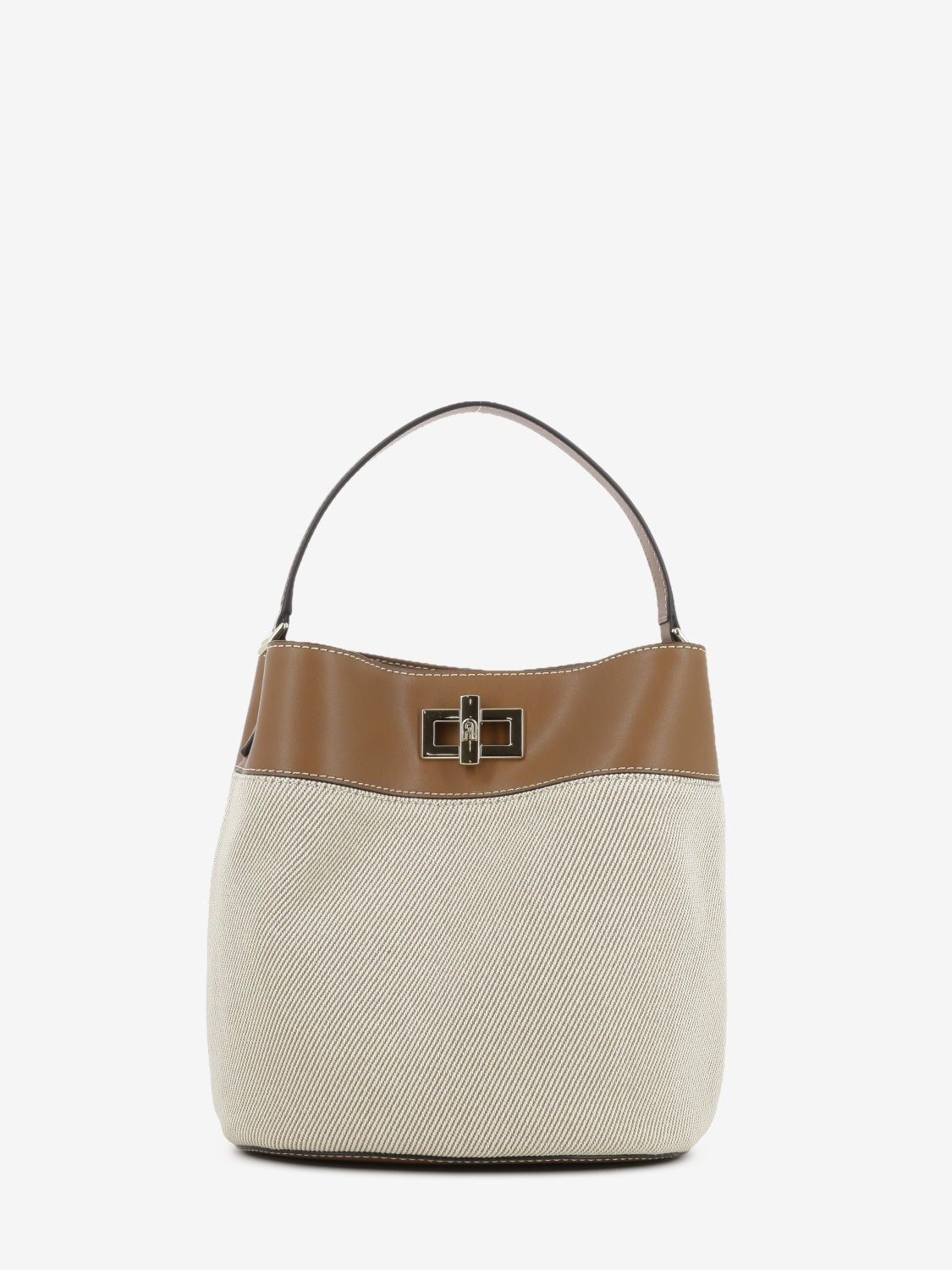 Amelia M Bucket bag in cognac tones