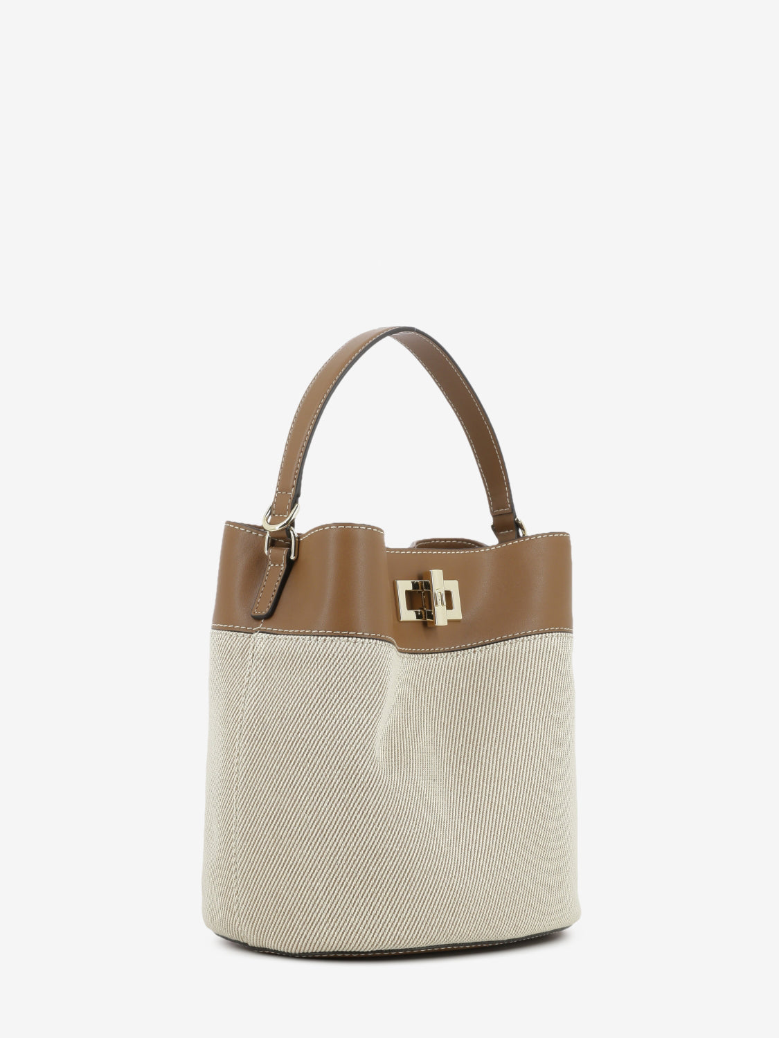 Amelia M Bucket bag in cognac tones
