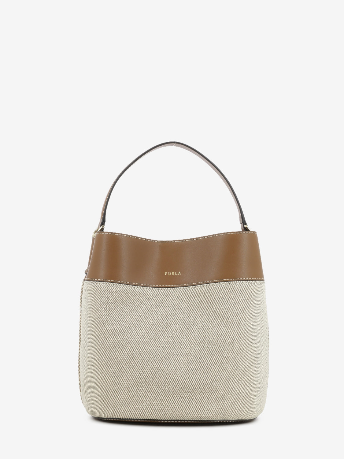 Amelia M Bucket bag in cognac tones