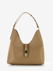 FURLA - Borsa a Goccia M Hobo in pelle marrone