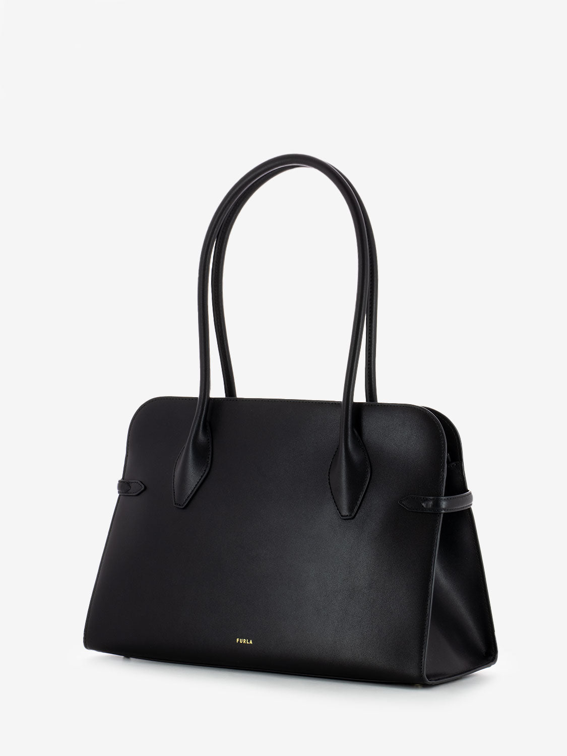 Drop Shoulder Bag L Dome Black