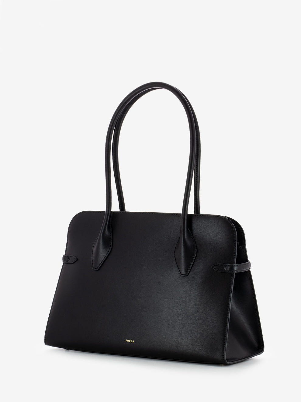 Drop Shoulder Bag L Dome Black