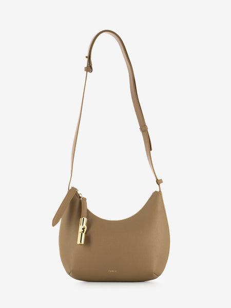 Borsa Goccia S a spalla beige