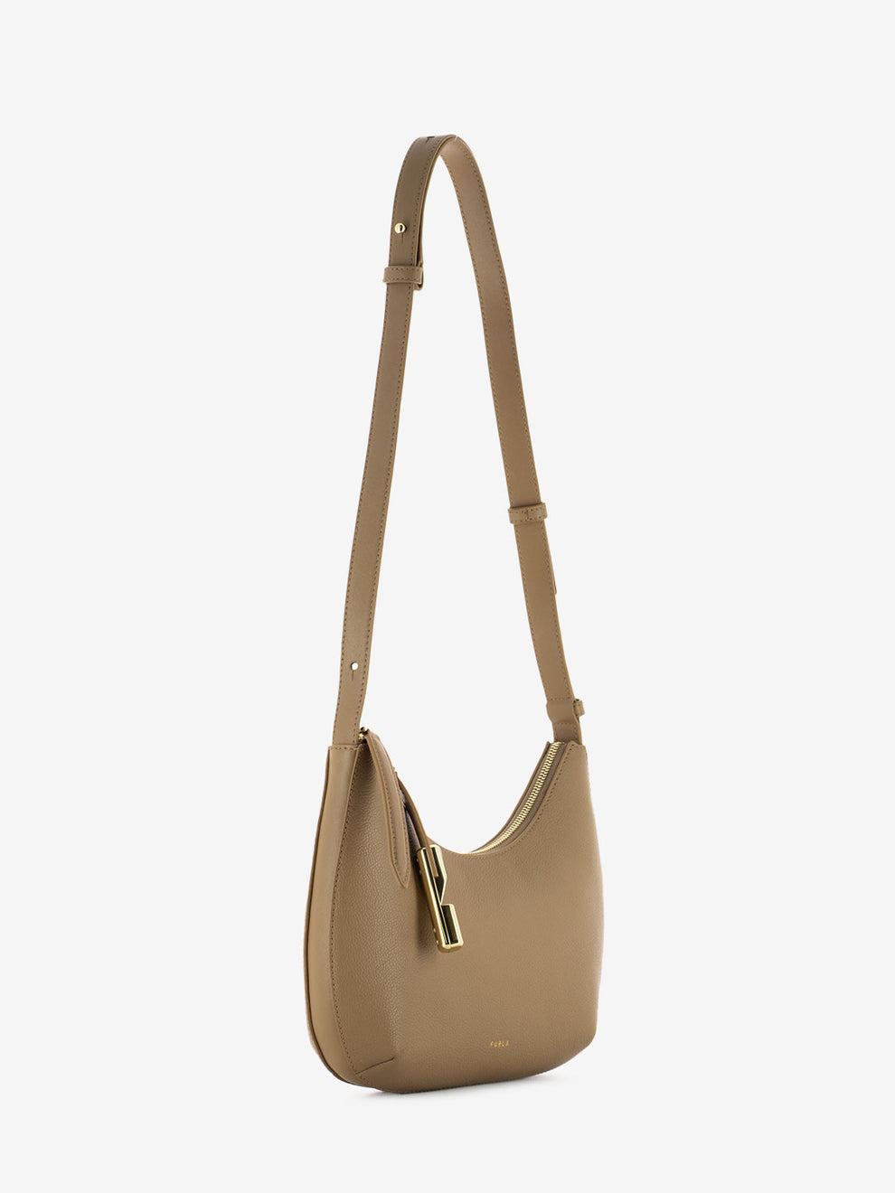 Beige Goccia S shoulder bag