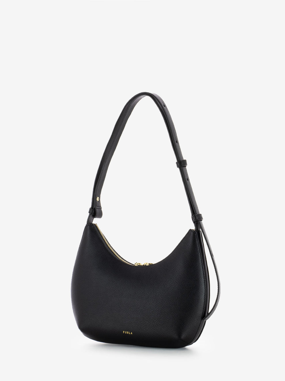 Goccia S black shoulder bag