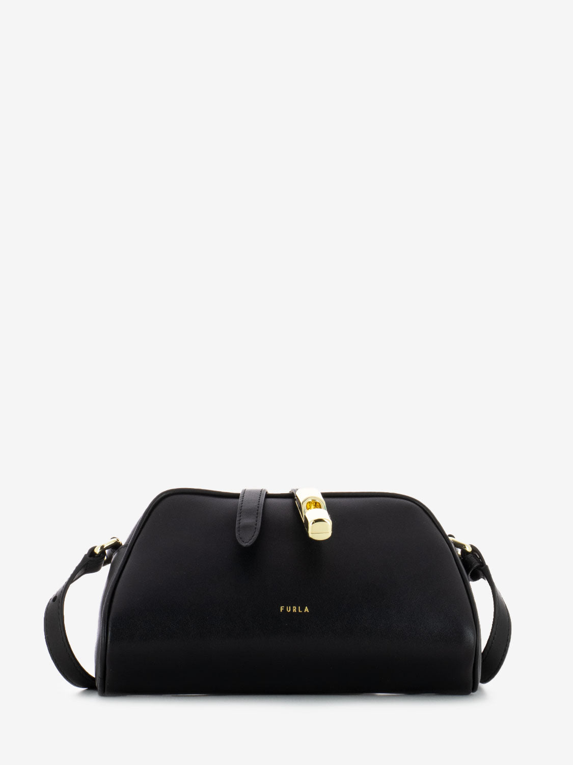 Goccia S black shoulder bag