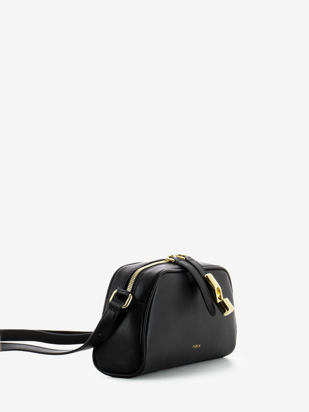 Goccia S black shoulder bag