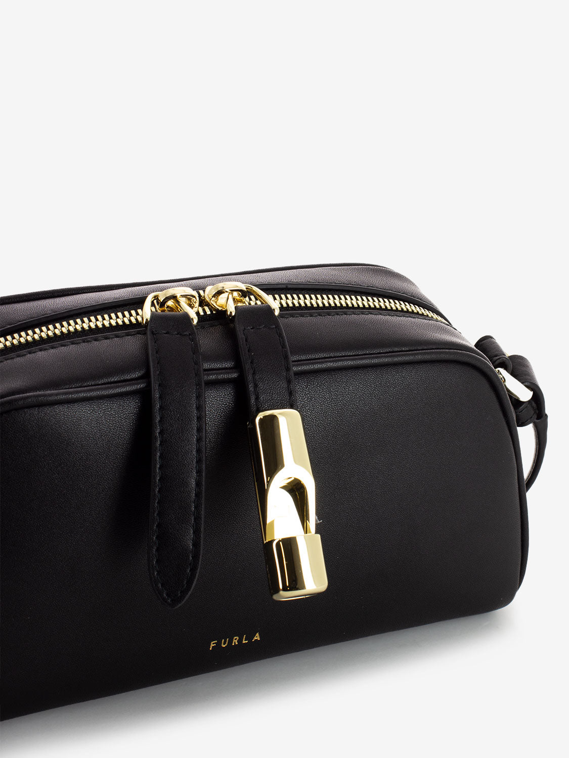 Goccia S black shoulder bag