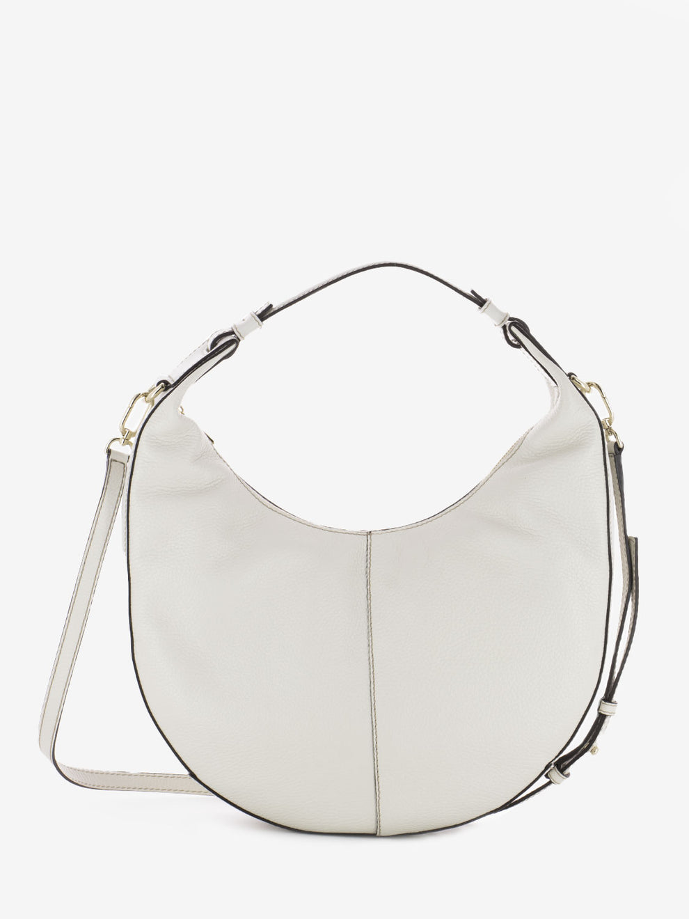 Marshmallow Leather Hobo Bag
