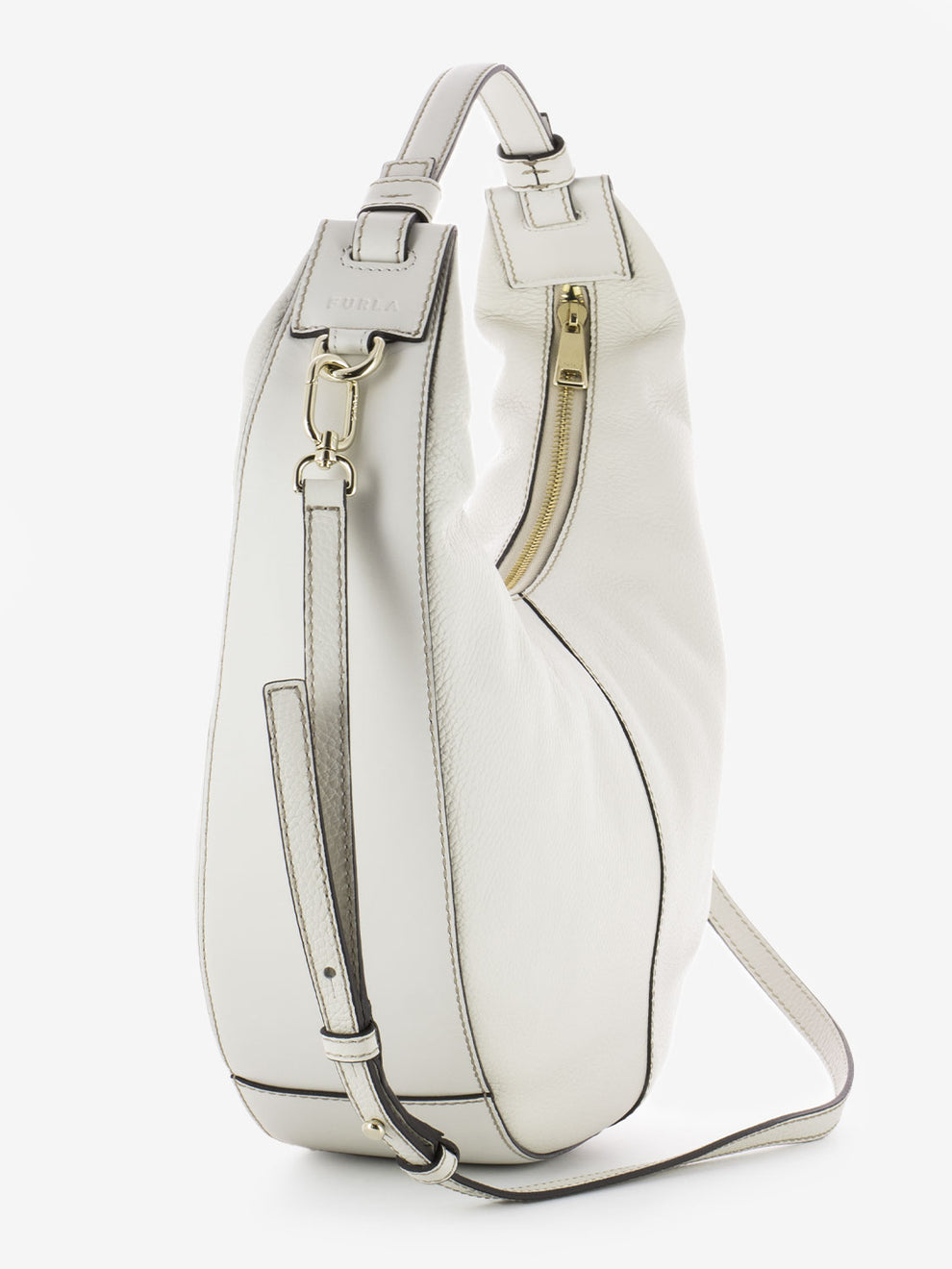 Marshmallow Leather Hobo Bag