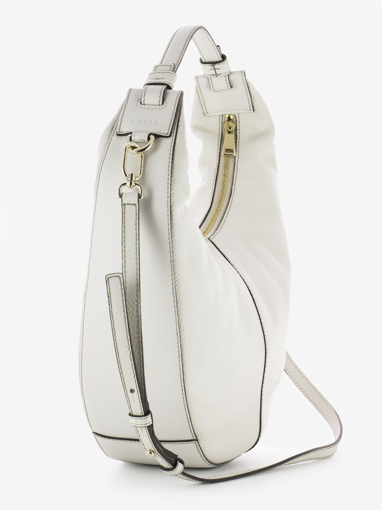 FURLA - Borsa Hobo in pelle marshmallow