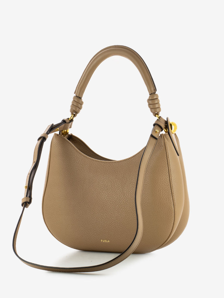 FURLA - Borsa hobo S deserto