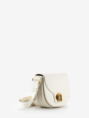 FURLA - Borsa Lotus mini crossbody panna