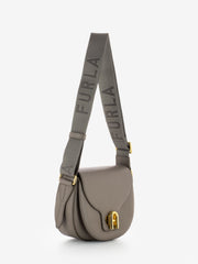 FURLA - Borsa Lotus mini crossbody stucco grigio