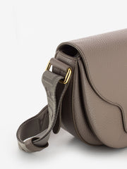 FURLA - Borsa Lotus mini crossbody stucco grigio
