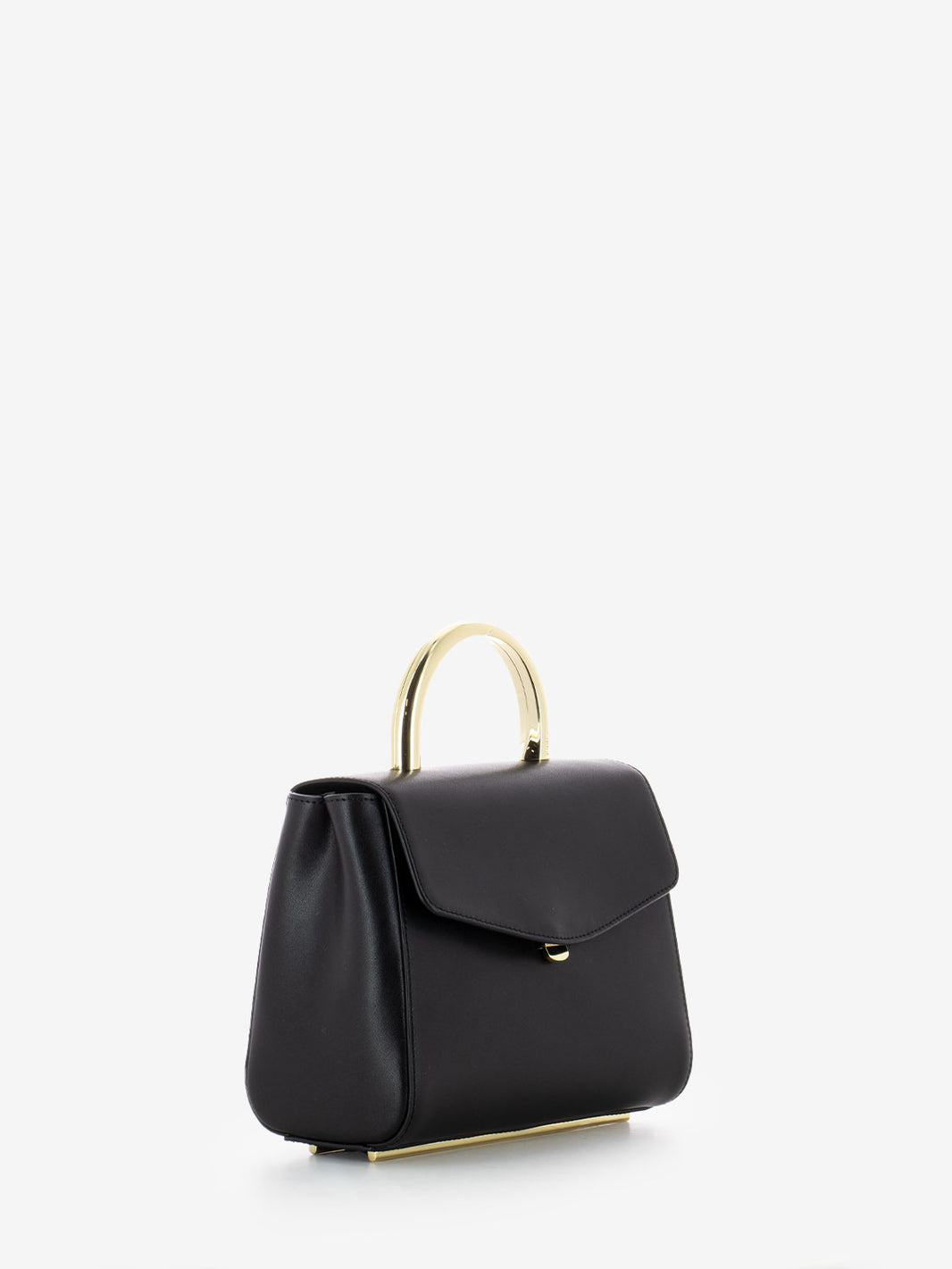Meridiana mini top handle black bag