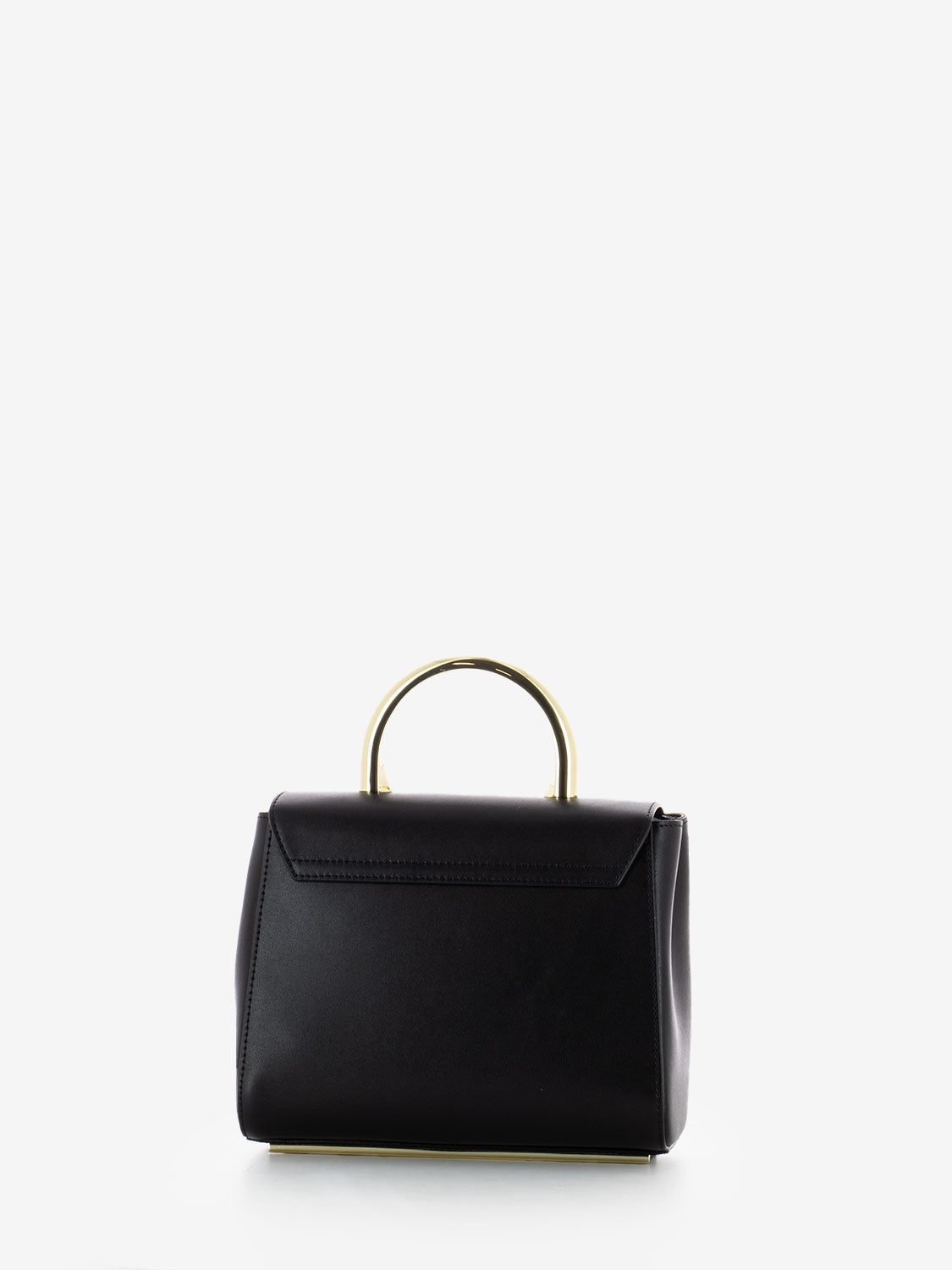 Meridiana mini top handle black bag