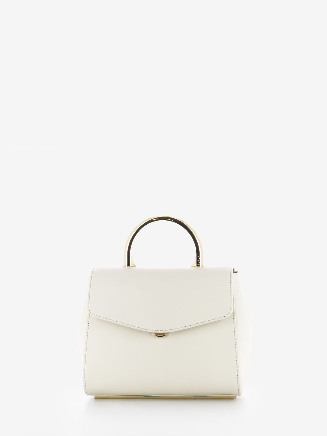 Meridiana mini top handle cream bag