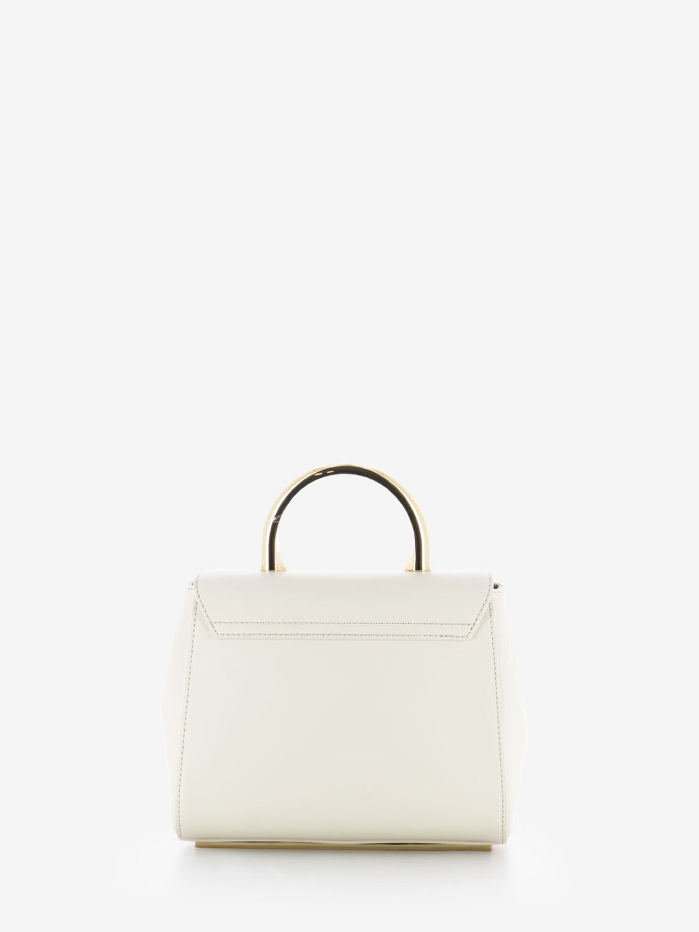 Meridiana mini top handle cream bag