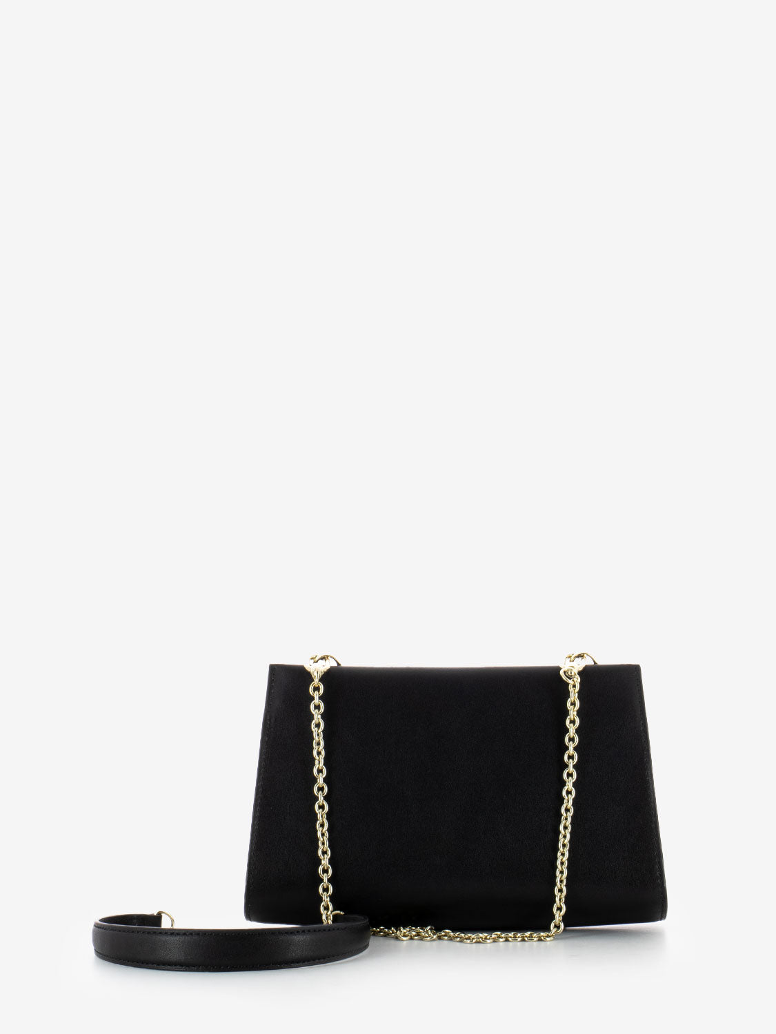 Mini crossbody clutch bag black