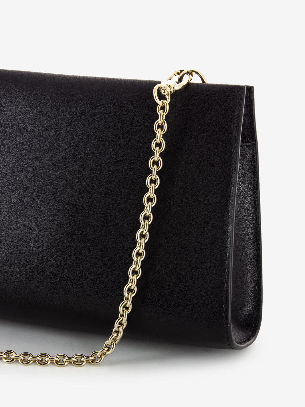 Mini crossbody clutch bag black