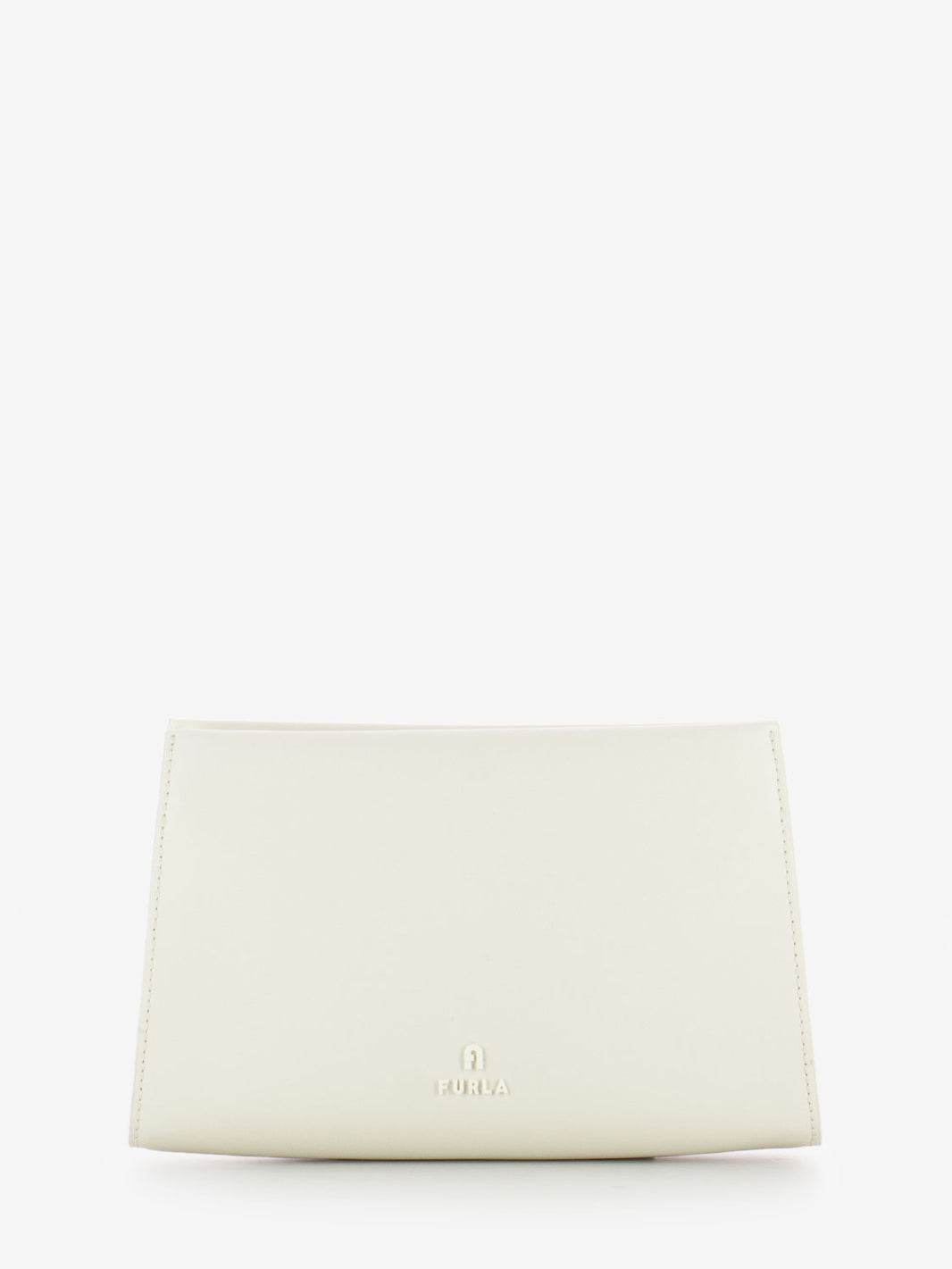 Mini crossbody clutch bag cream
