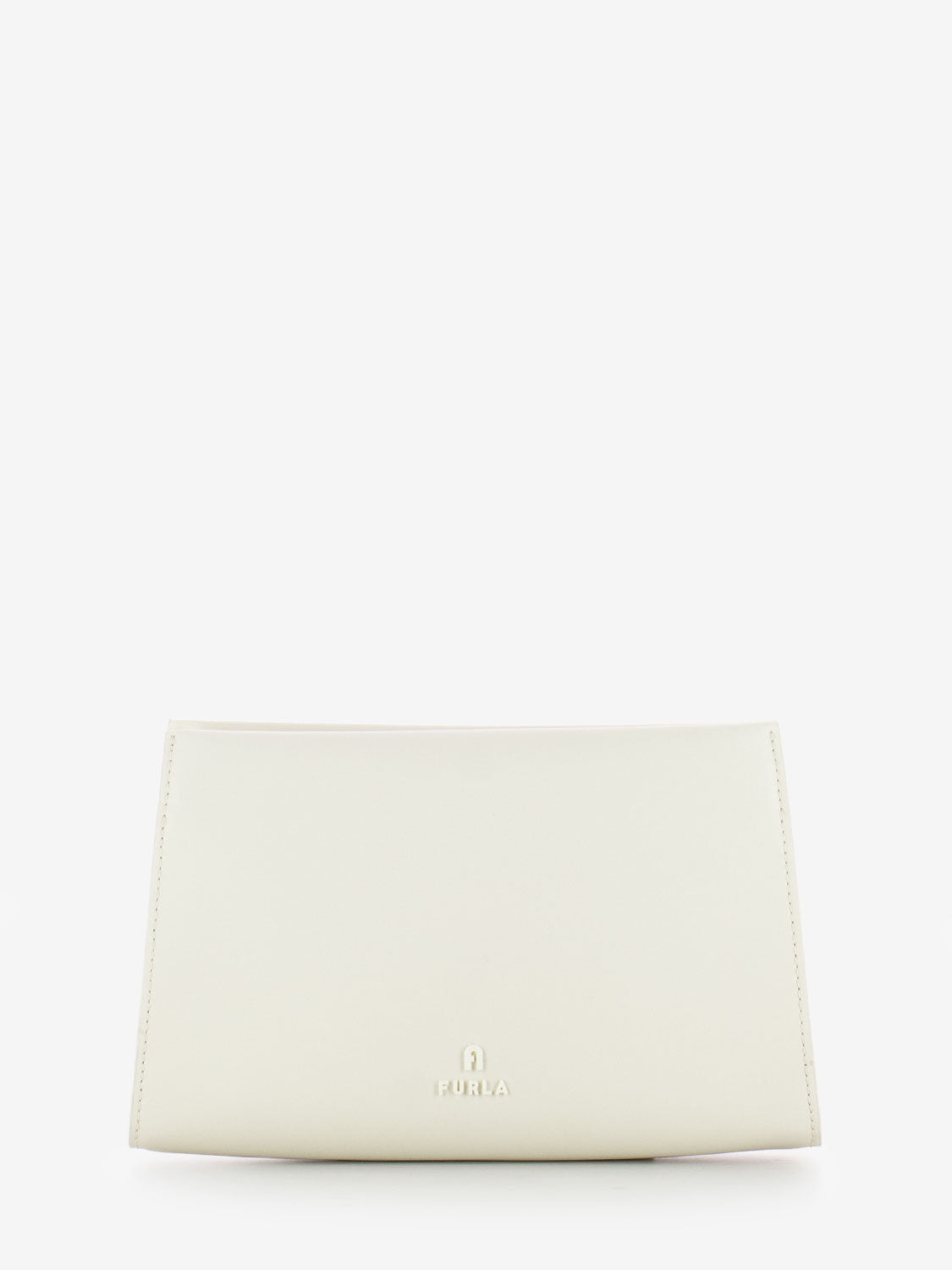 Mini crossbody clutch bag cream
