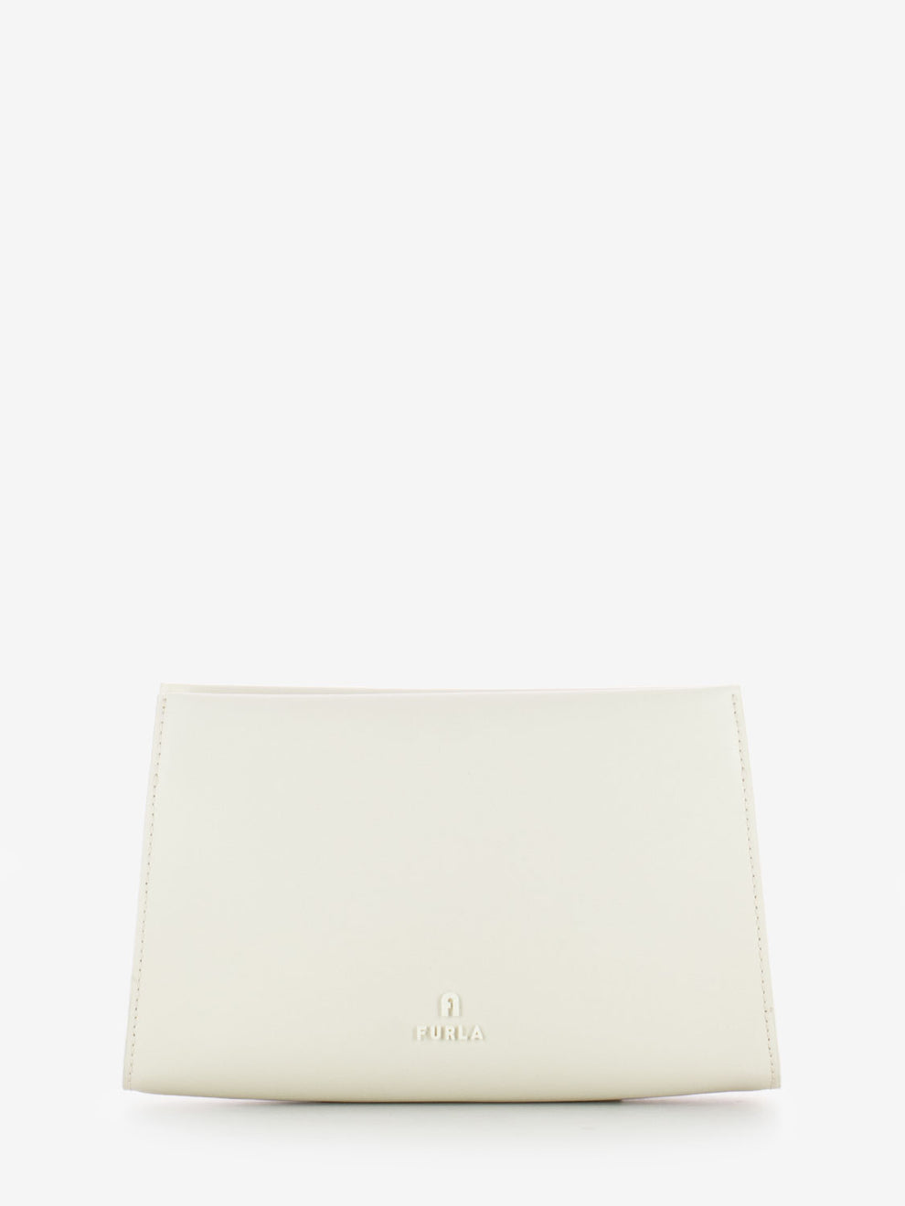 Mini crossbody clutch bag cream