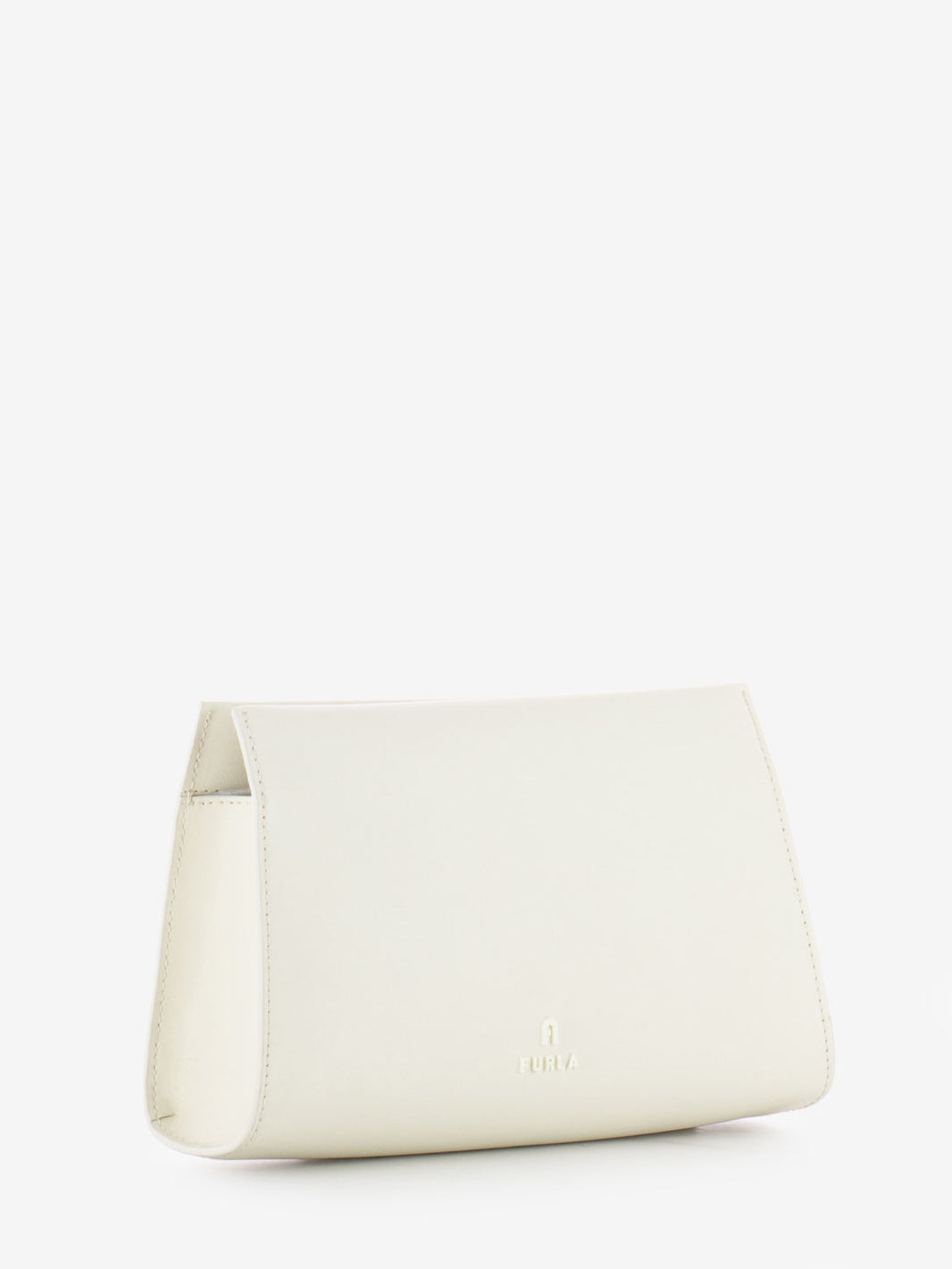 Mini crossbody clutch bag cream