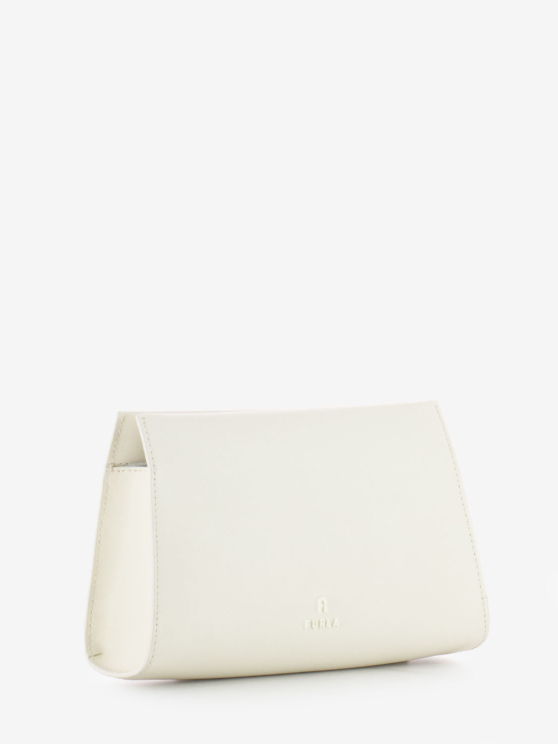 Mini crossbody clutch bag cream