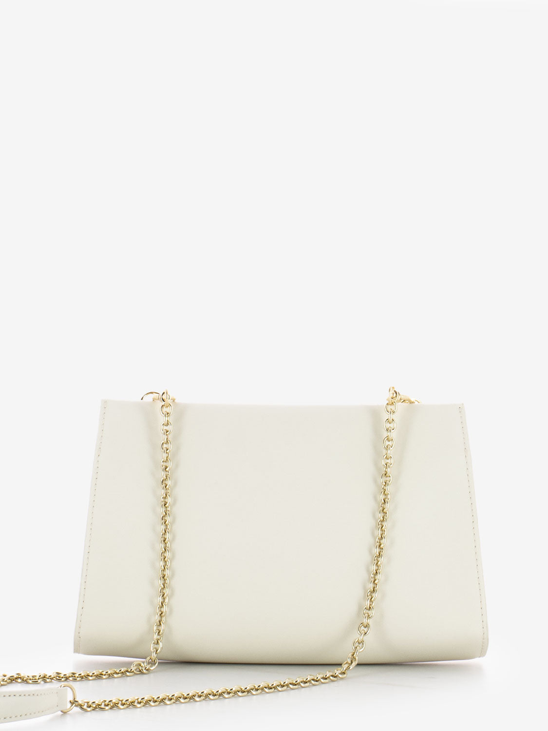 Mini crossbody clutch bag cream