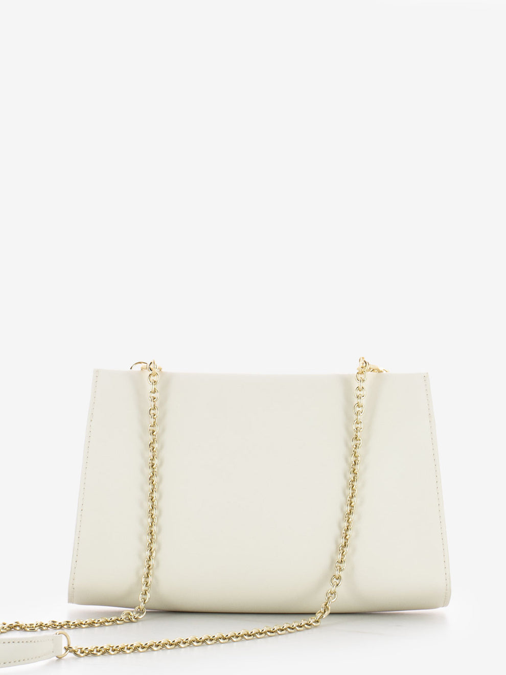 Mini crossbody clutch bag cream