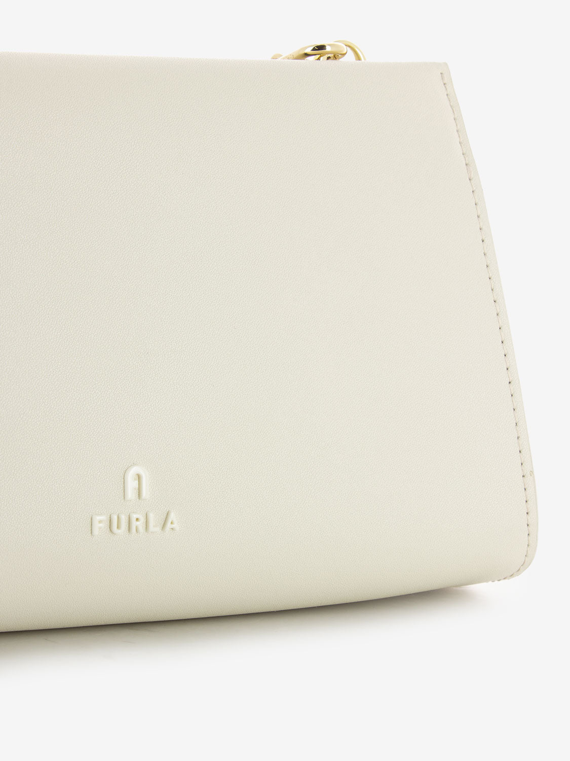 Mini crossbody clutch bag cream