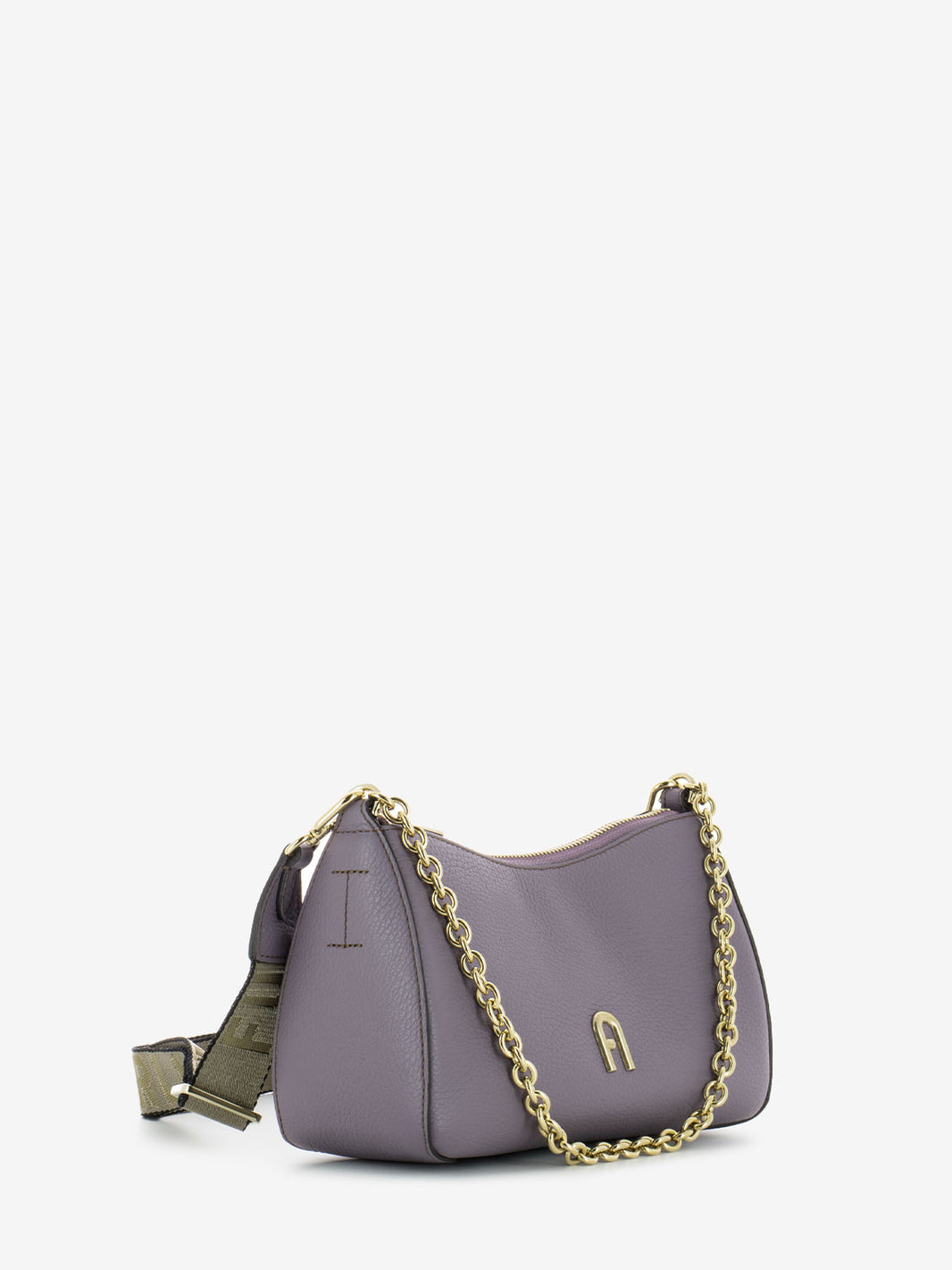 Primula mini double strap bag aura / metal taupe