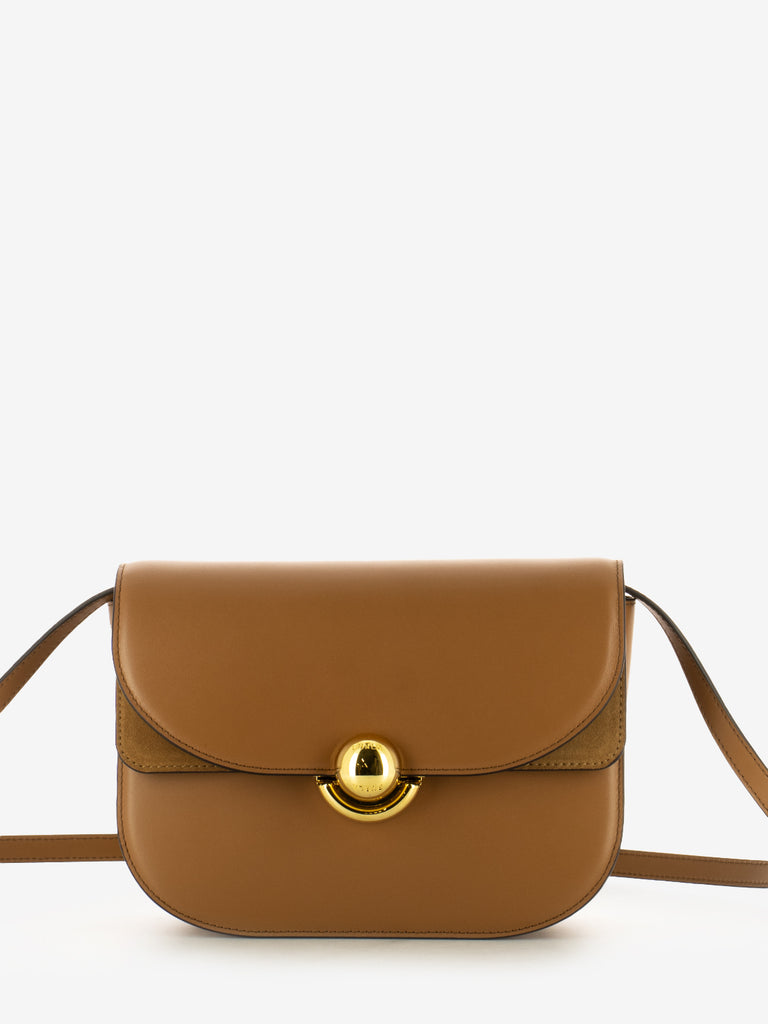 FURLA - Borsa Sfera S crossbody round brandy