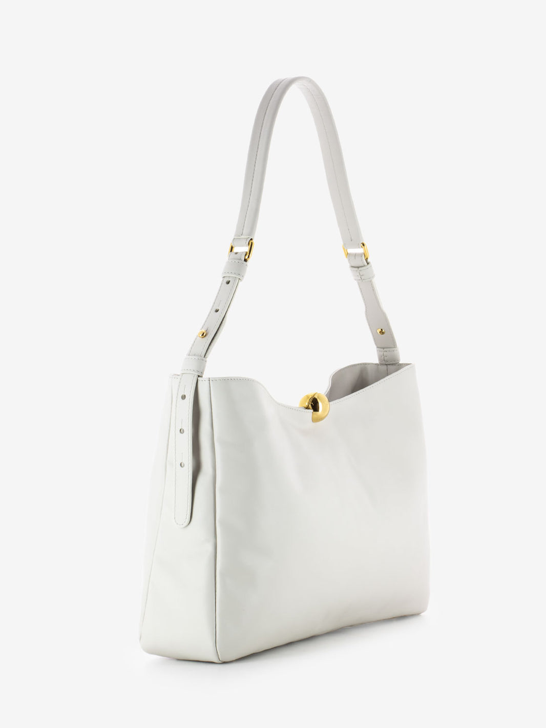 Soft shoulder bag L Sphere marshmallow