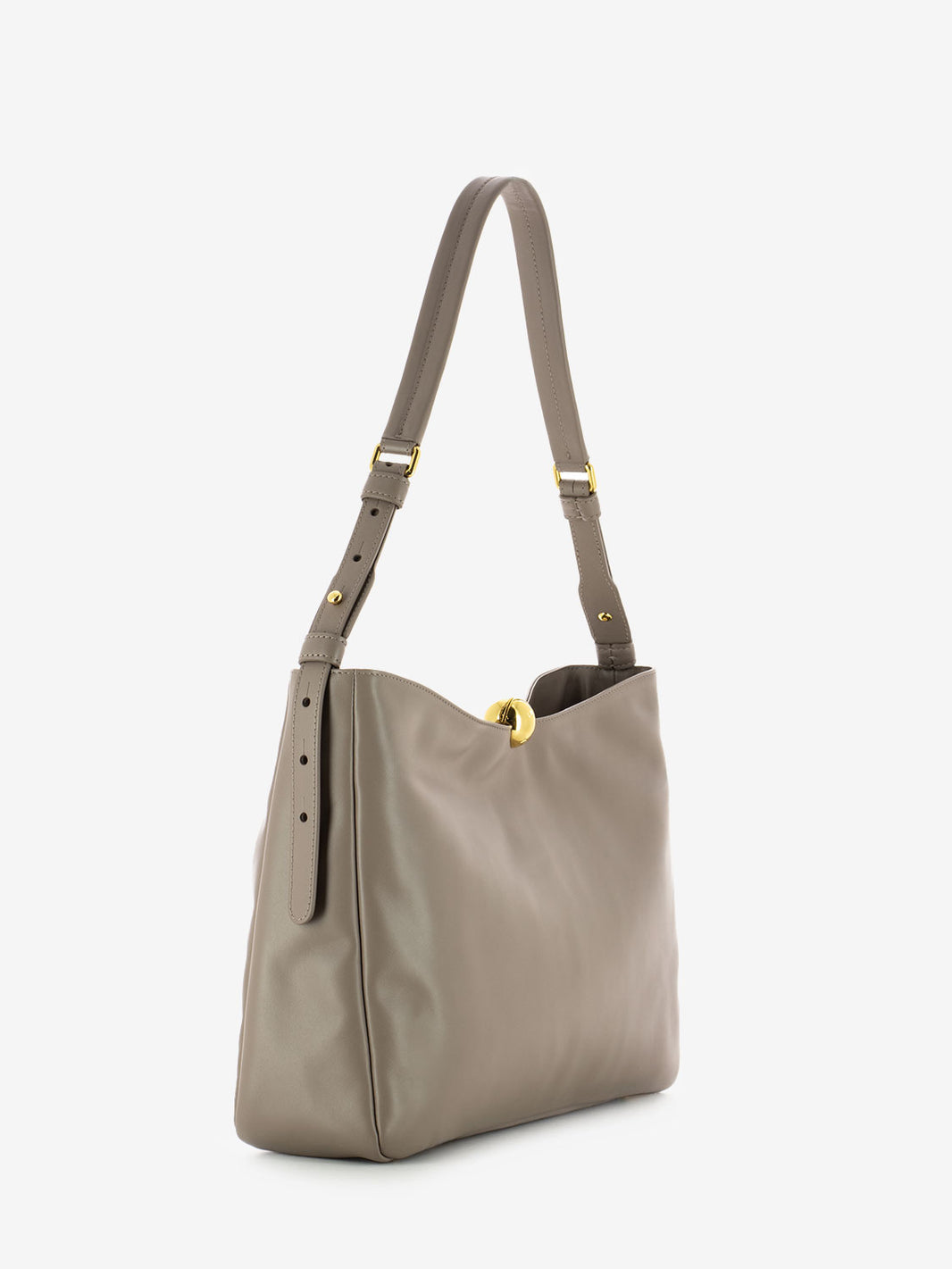 Soft shoulder bag L Sfera mauve