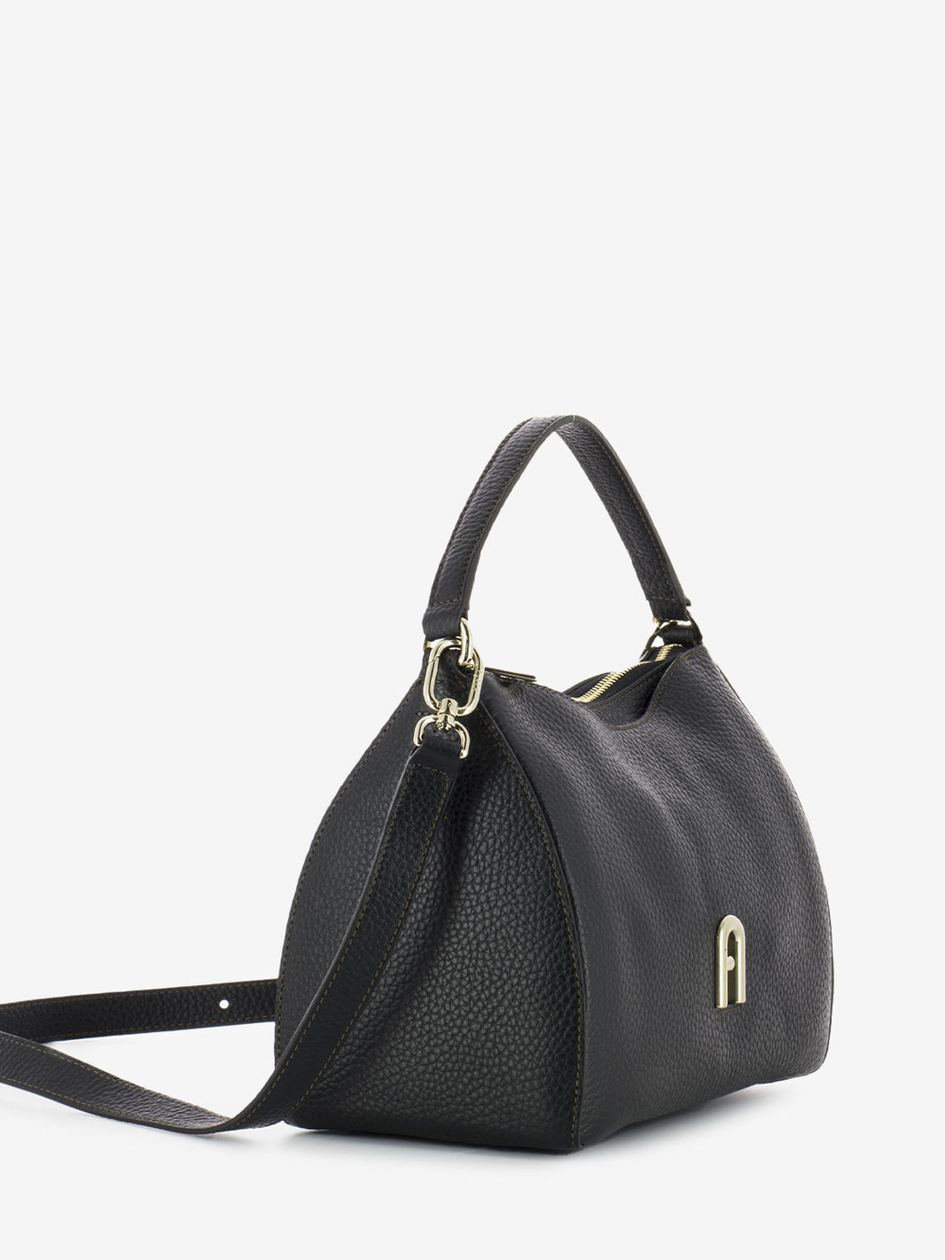 Black Top Handle Bag