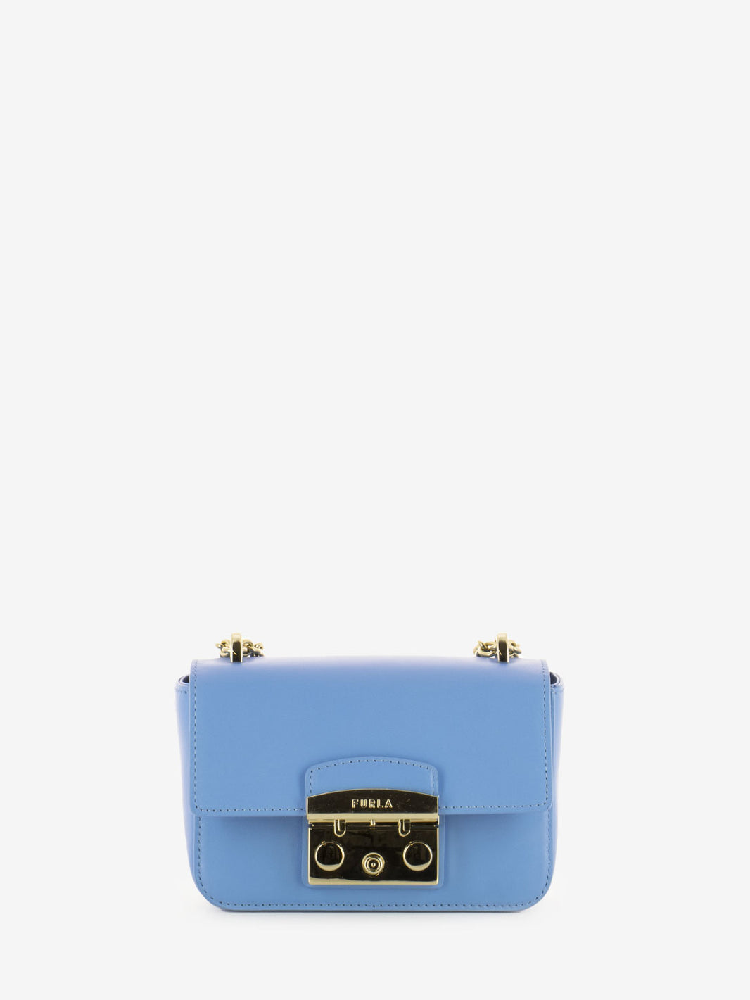 Metropolis crossbody mini cerulean handbag