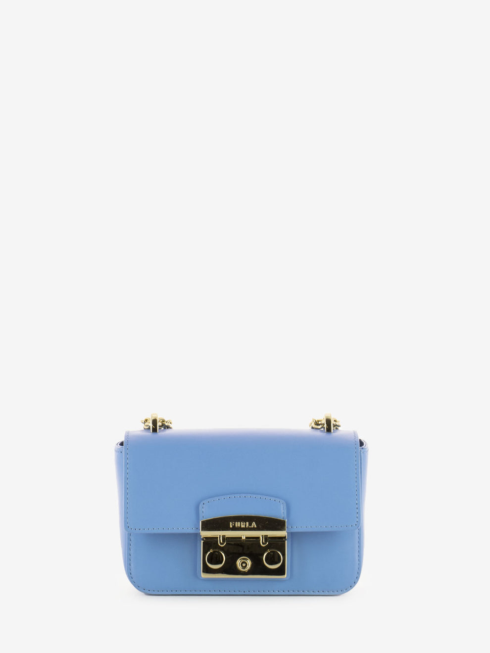 Metropolis crossbody mini cerulean handbag