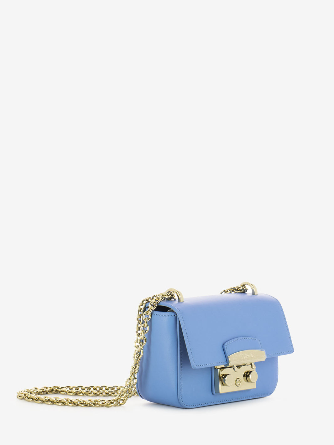 Metropolis crossbody mini cerulean handbag
