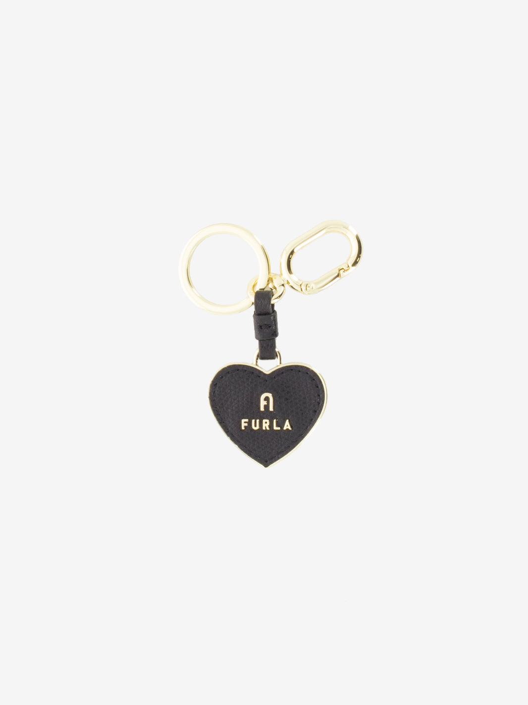 Camelia Keyring heart black
