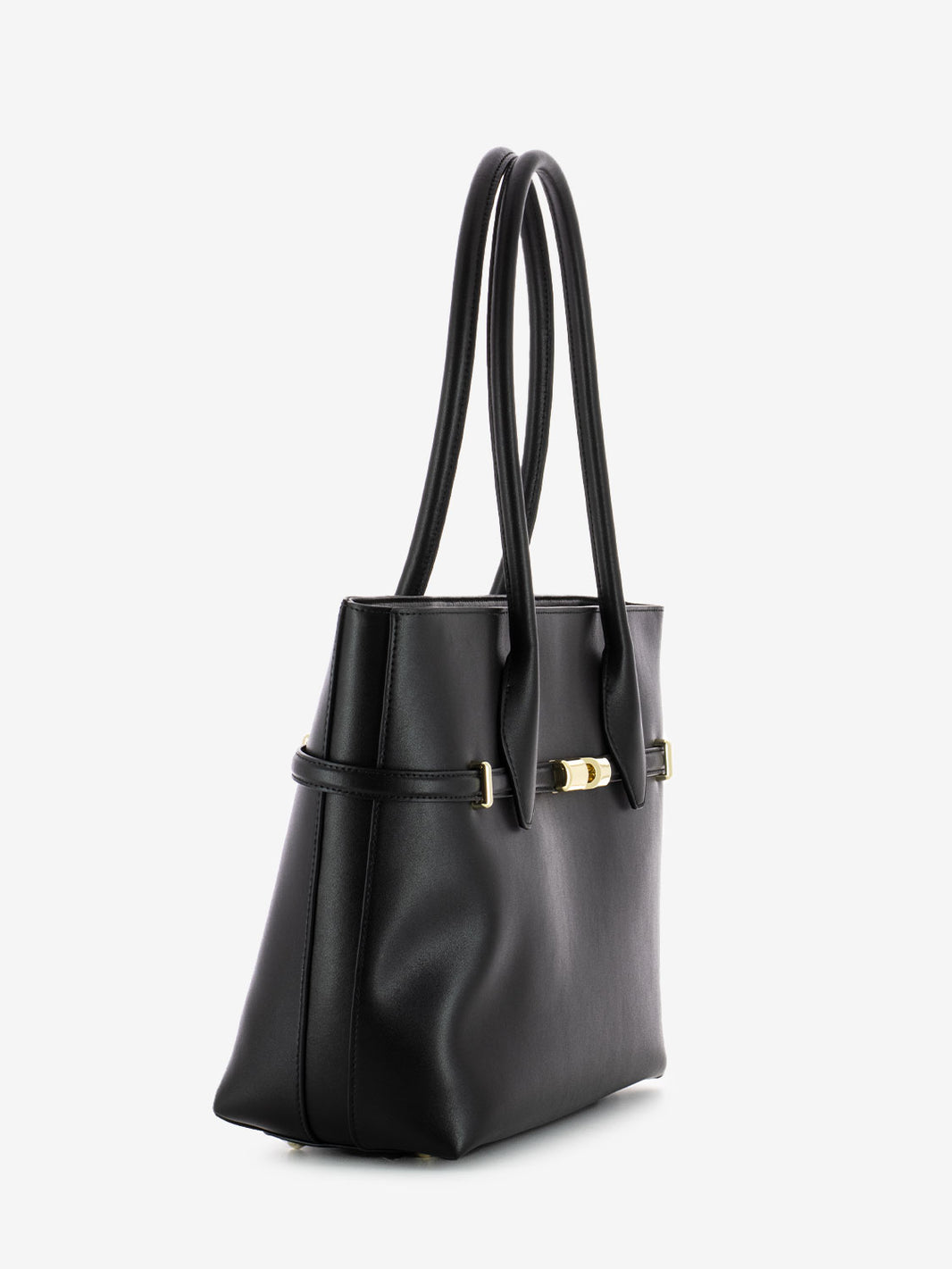 Goccia L black tote bag