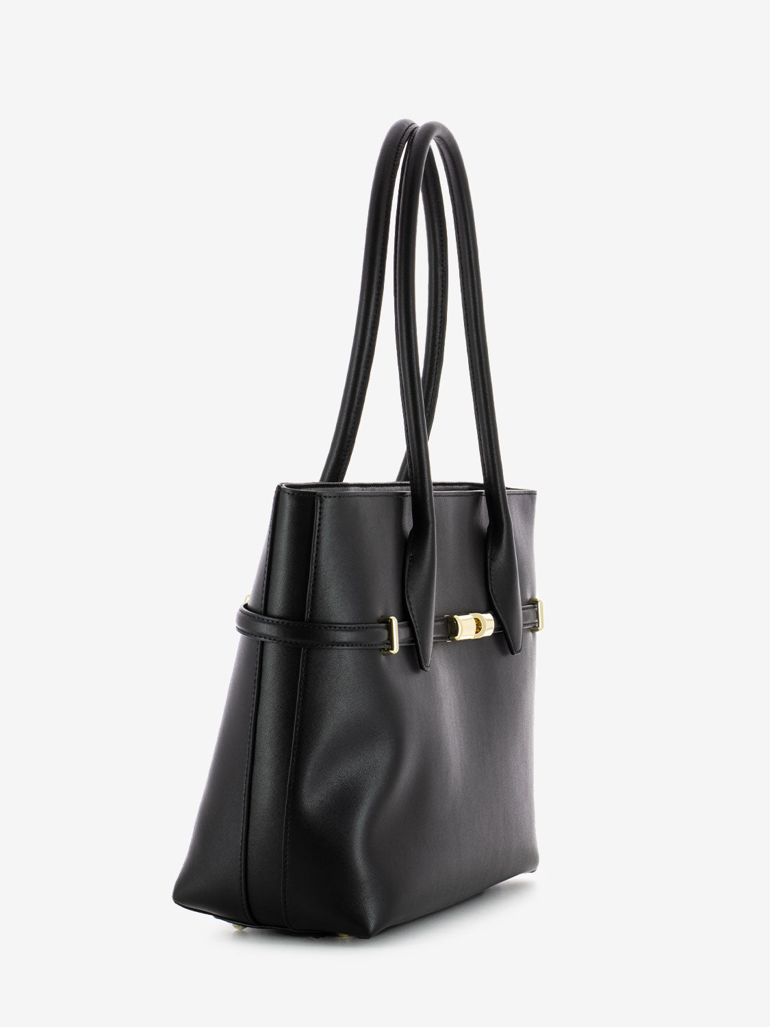 Goccia L black tote bag