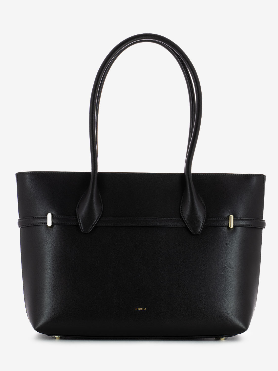 Goccia L black tote bag