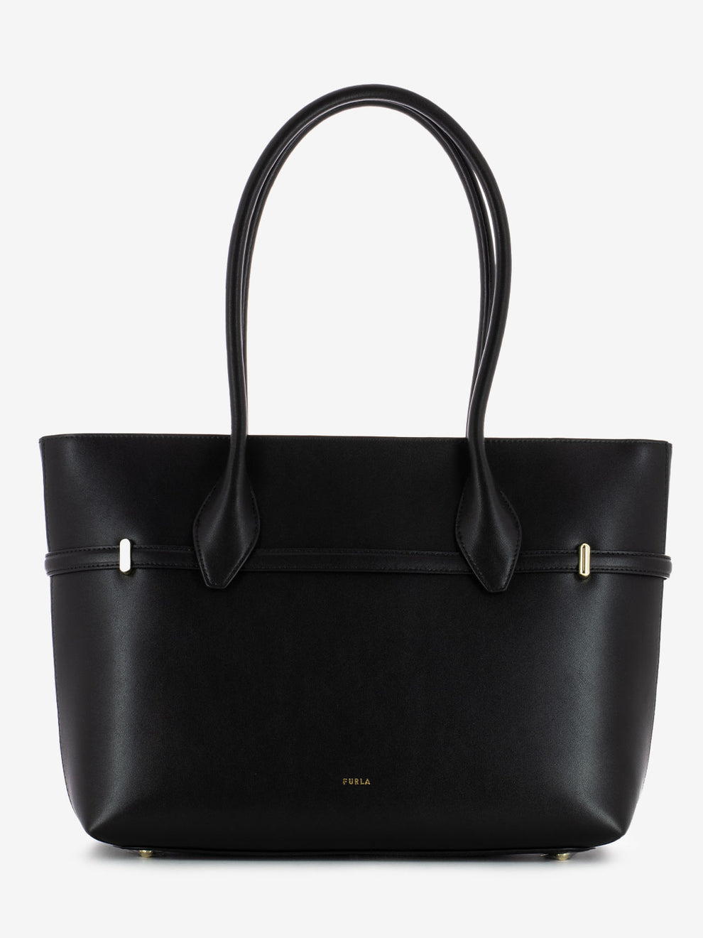 Goccia L black tote bag
