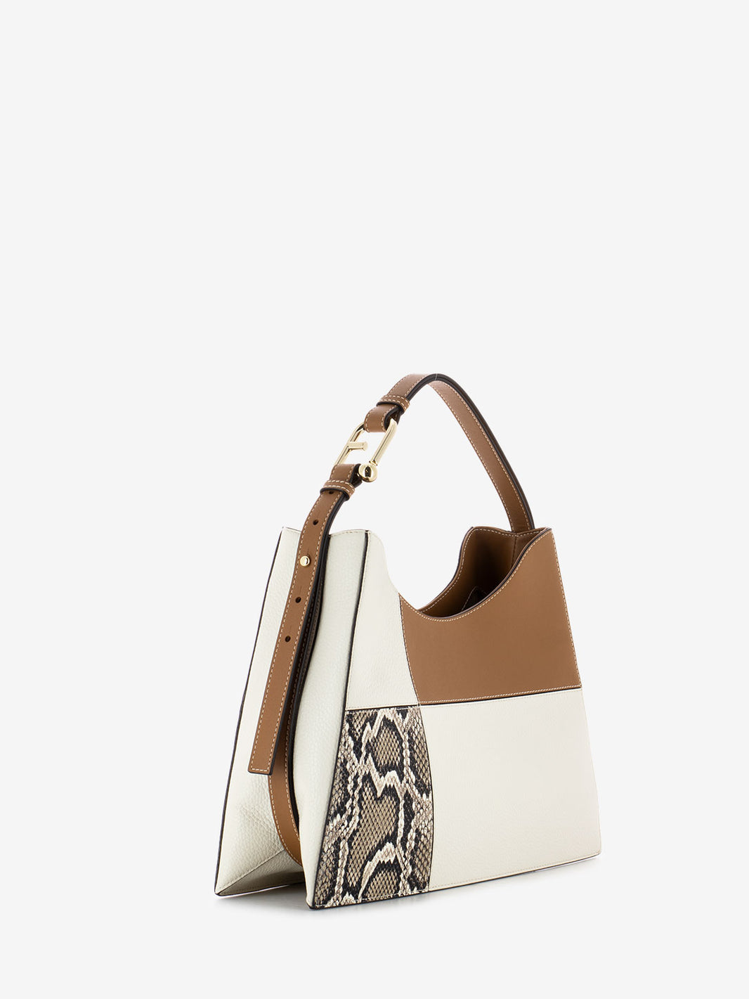 Hobo bag L Nuvola brandy