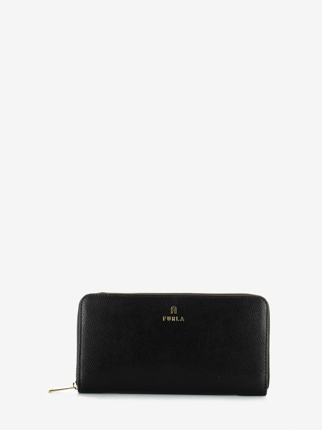 Camelia XL Wallet in Black Leather