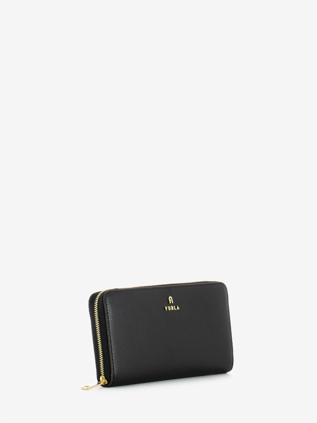 Camelia XL Wallet in Black Leather