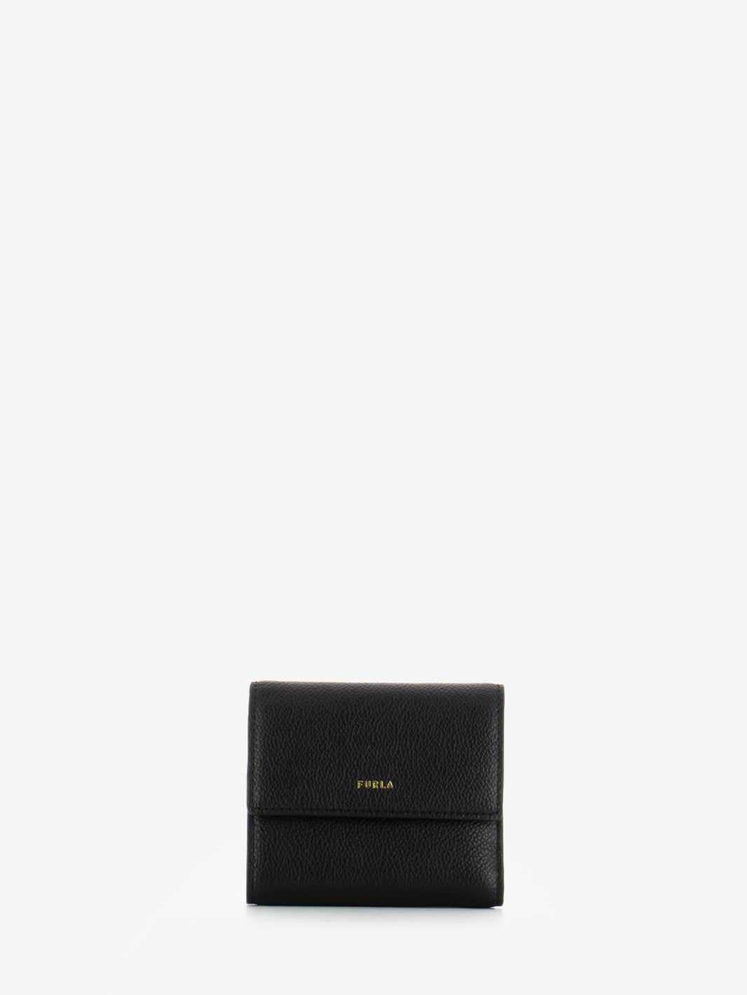 Compact Goccia M Wallet in Chocolate Leather